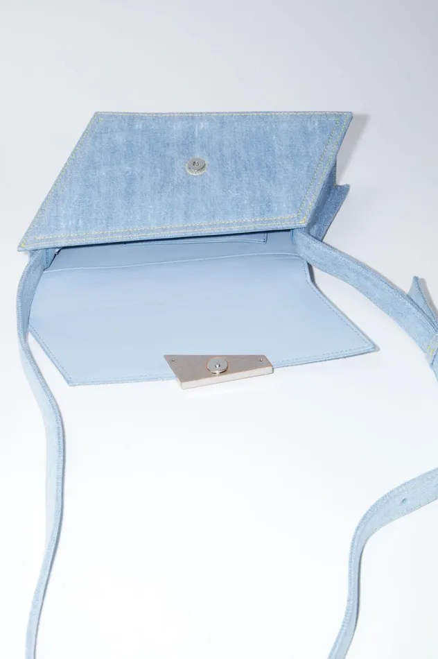 Acne Studios Distortion Mini Bag Light Blue Men Bags