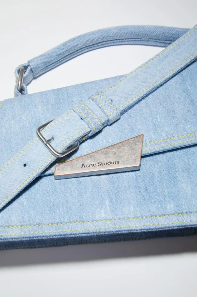 Acne Studios Distortion Mini Bag Light Blue Men Bags