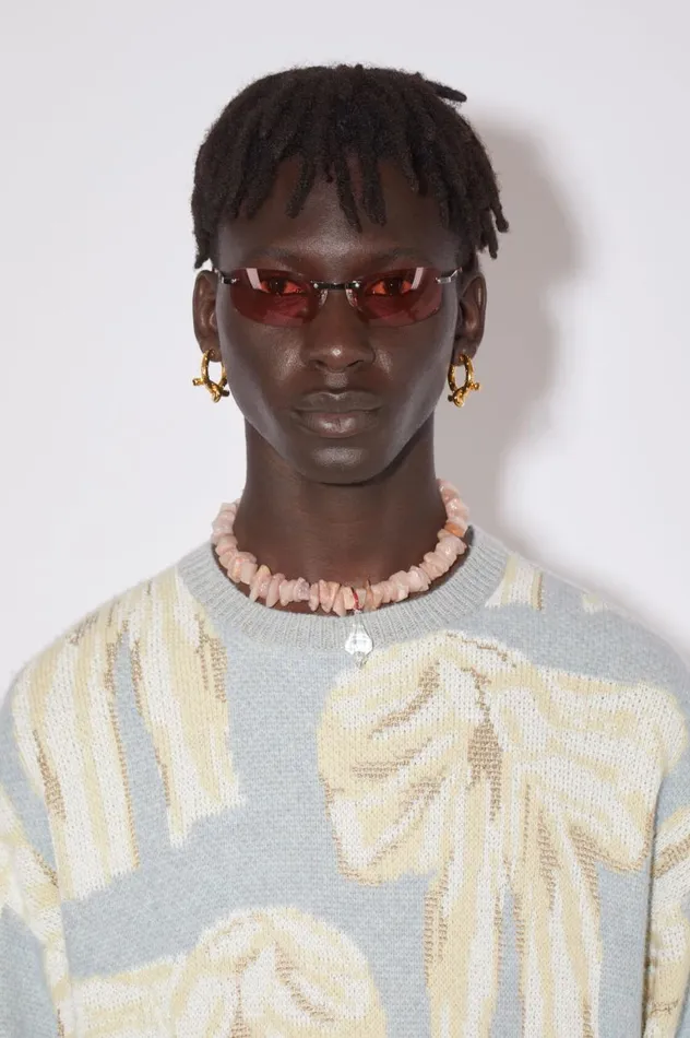 Acne Studios Knot Earrings Gold Women Jewellery