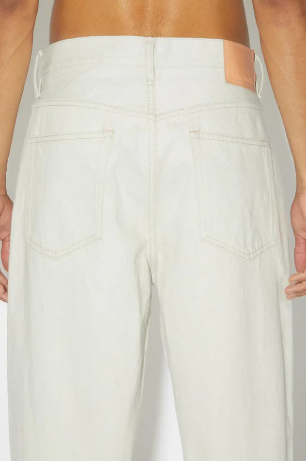 Acne Studios Loose Fit Jeans 1991 Toj Ecruecru Men Jeans