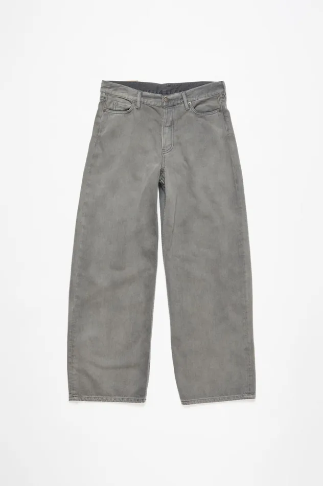 Acne Studios Loose Fit Jeans 8211 1981F Anthracite Grey Women Jeans