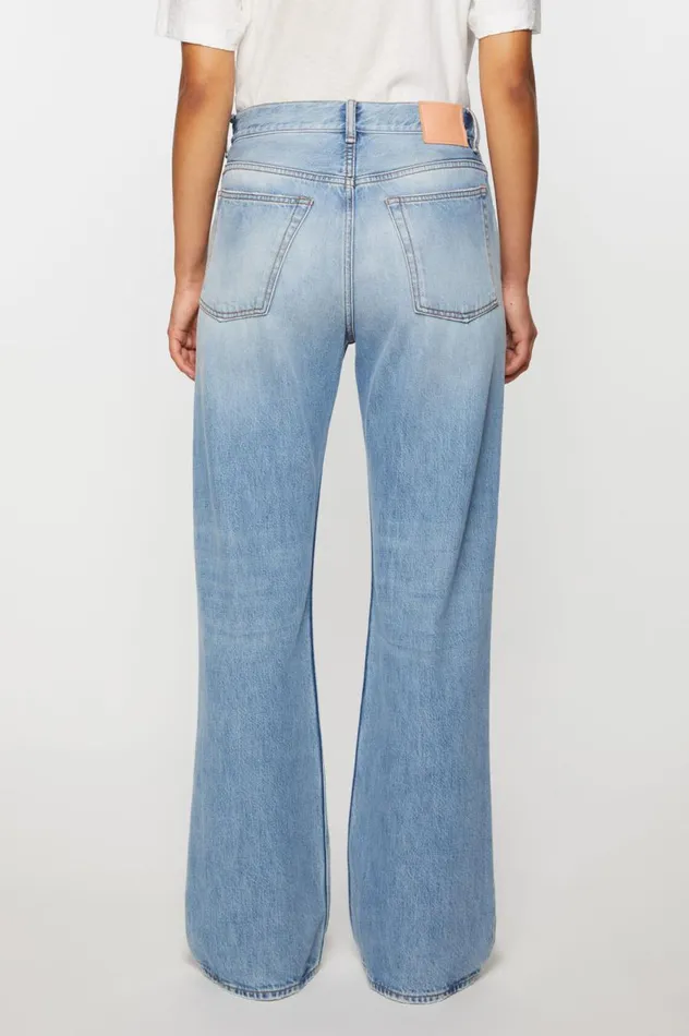 Acne Studios Loose Fit Jeans 8211 2021F Light Blue Women Jeans