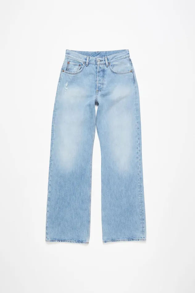 Acne Studios Loose Fit Jeans 8211 2021F Light Blue Women Jeans
