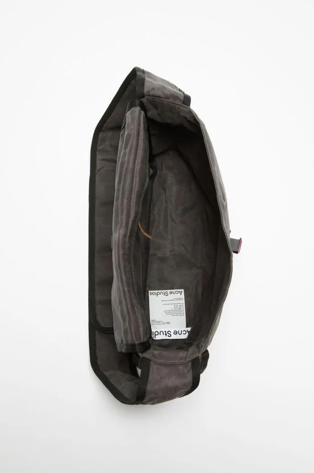Acne Studios Messenger Bag Greyblack Women Bags