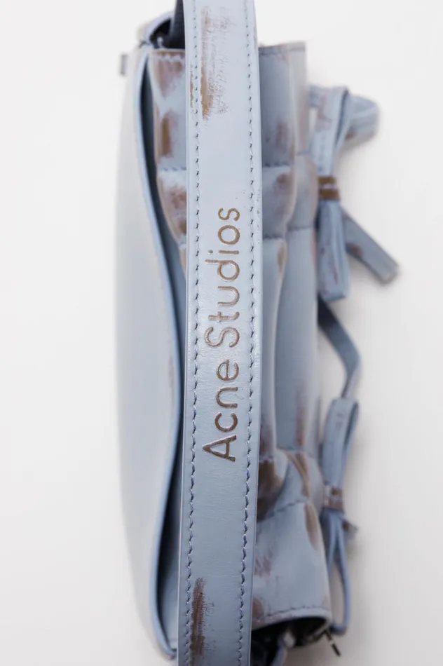 Acne Studios Multipocket Micro Bag Lilacbrown Men Bags