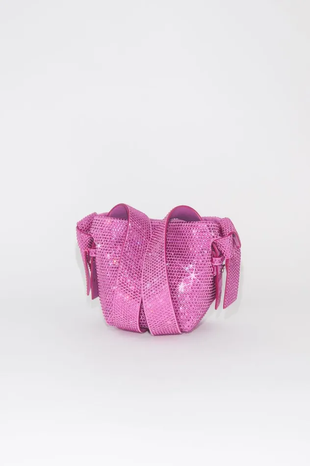 Acne Studios Musubi Micro Shoulder Bag Fuchsia Pink Women Bags