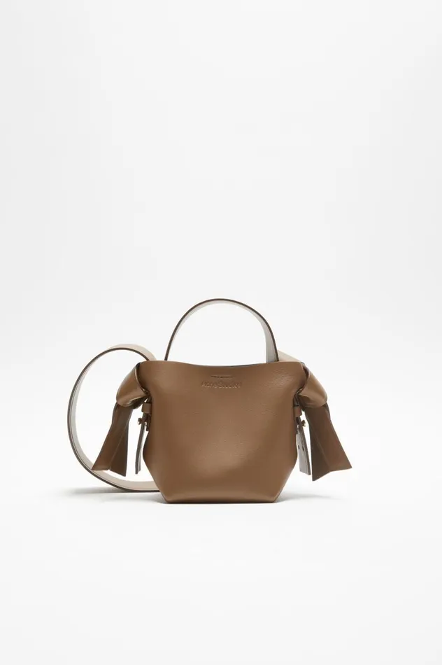 Acne Studios Musubi Micro Tote Camel Brown Men Bags