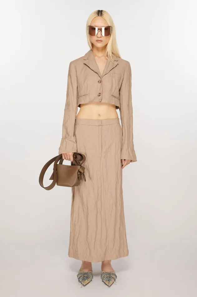 Acne Studios Musubi Micro Tote Camel Brown Men Bags