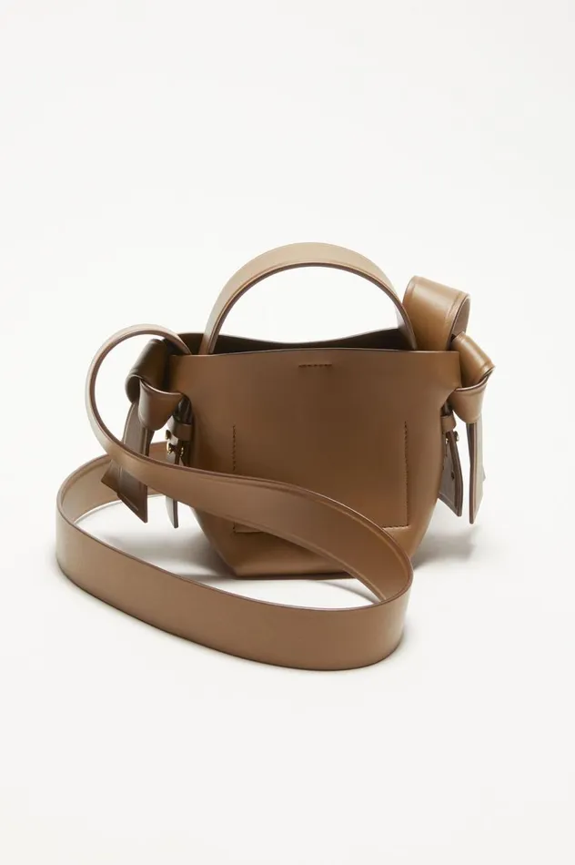 Acne Studios Musubi Micro Tote Camel Brown Men Bags