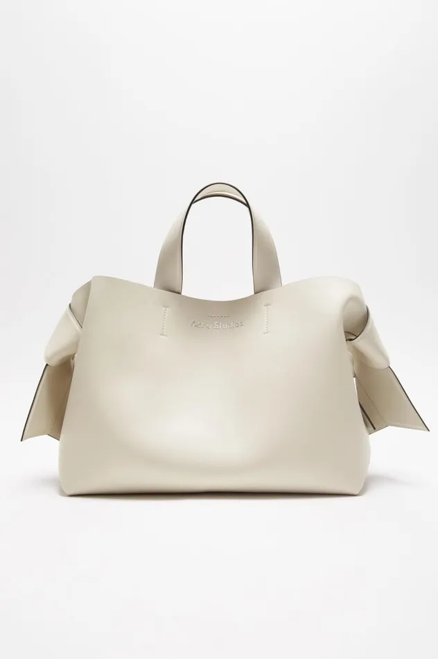 Acne Studios Musubi Midi Tote Whiteblack Men Bags