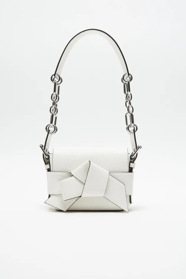 Acne Studios Musubi Shoulder Bag White Women Bags