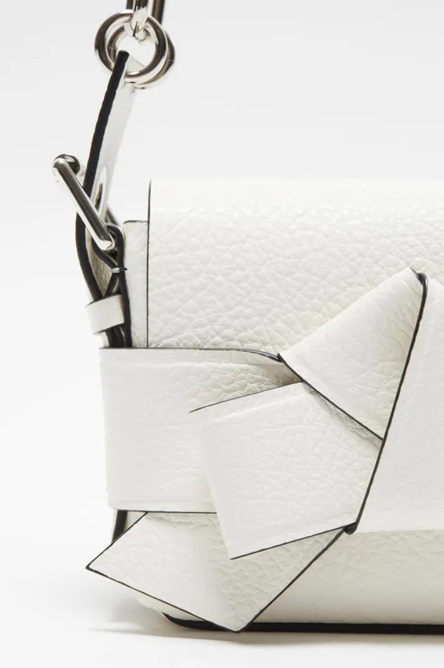 Acne Studios Musubi Shoulder Bag White Women Bags
