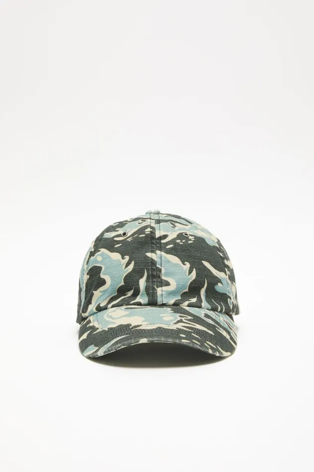 Acne Studios Printed Cap Blackblue Women Hats