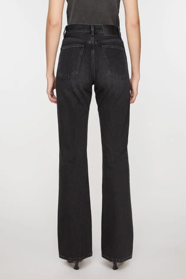 Acne Studios Regular Fit Jeans 8211 1977 Black Women Jeans