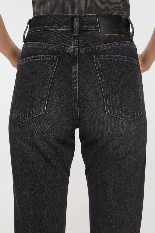 Acne Studios Regular Fit Jeans 8211 1977 Black Women Jeans