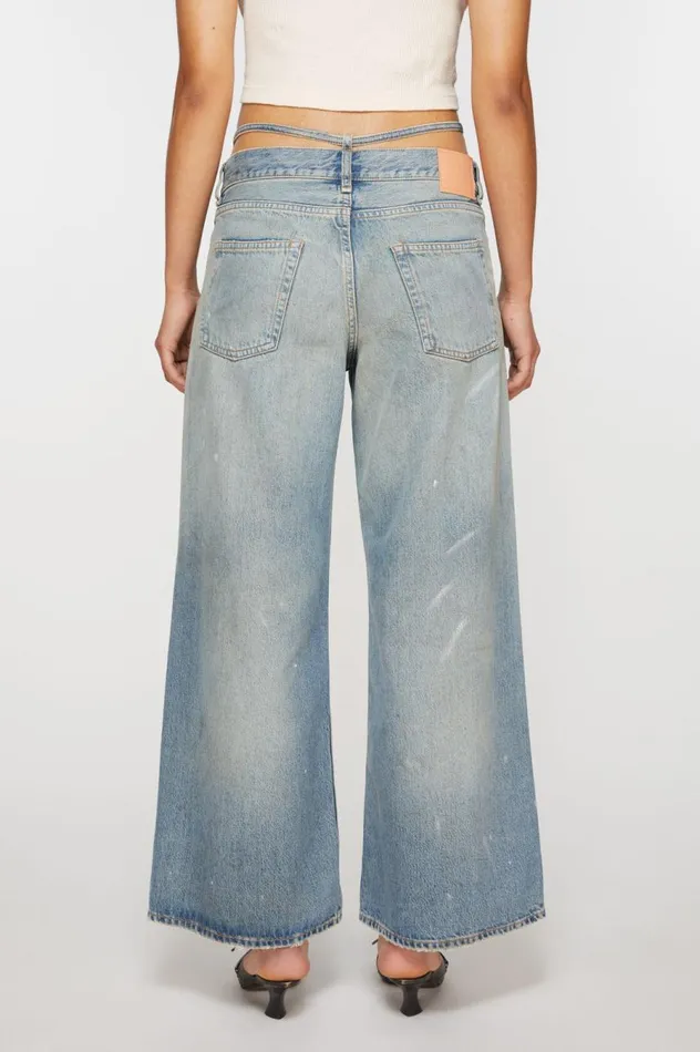 Acne Studios Regular Fit Jeans 8211 2004 Light Blue Women Jeans