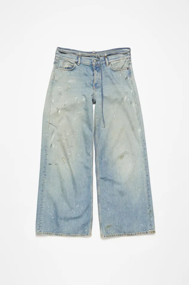 Acne Studios Regular Fit Jeans 8211 2004 Light Blue Women Jeans