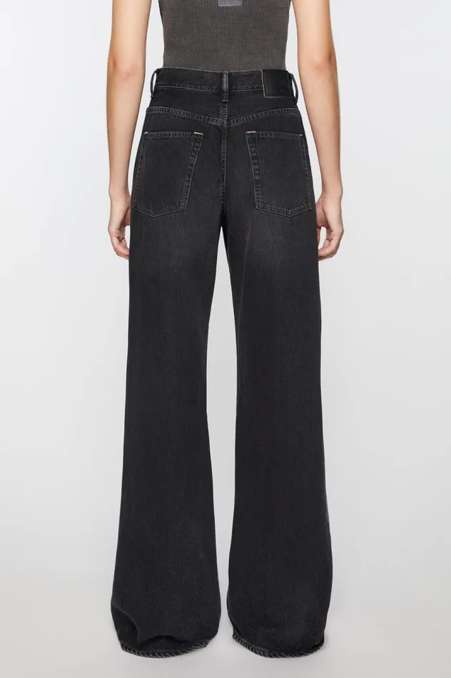 Acne Studios Relaxed Fit Jeans 8211 2022F Black Women Jeans