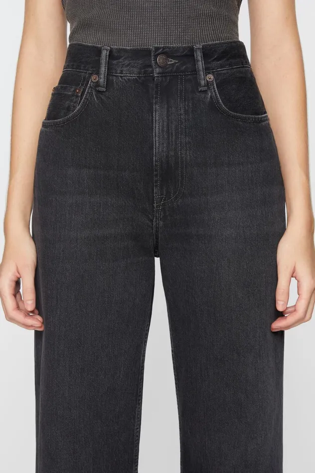 Acne Studios Relaxed Fit Jeans 8211 2022F Black Women Jeans