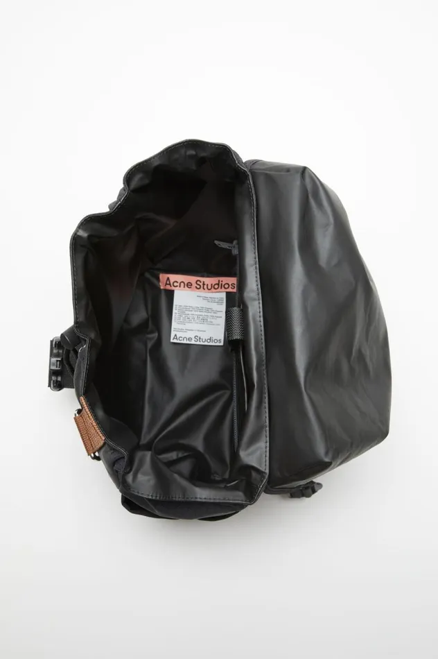 Acne Studios Ripstop Nylon Backpack Black Men Bags