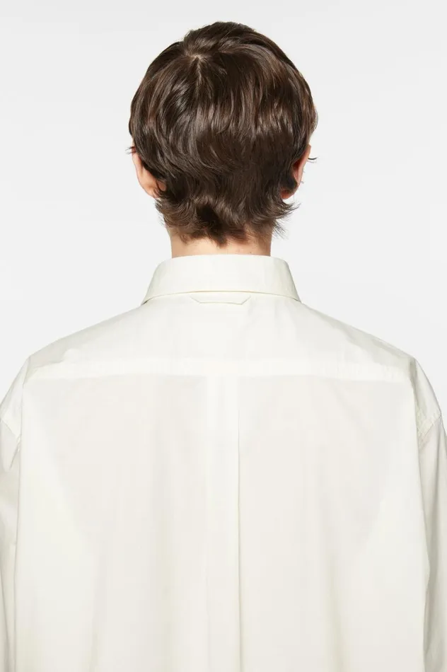 Acne Studios Short Sleeve Buttonup Shirt White Men Shirts