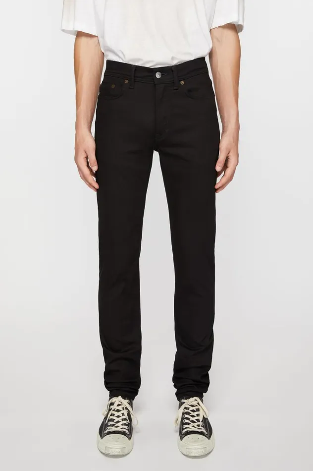 Acne Studios Skinny Fit Jeans 8211 North Stay Black Men Jeans
