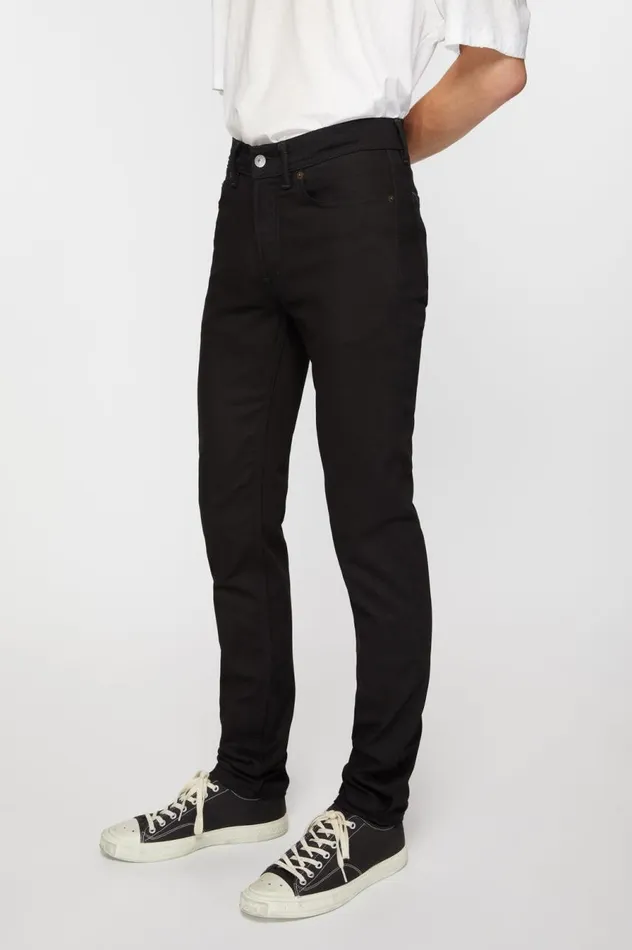 Acne Studios Skinny Fit Jeans 8211 North Stay Black Men Jeans