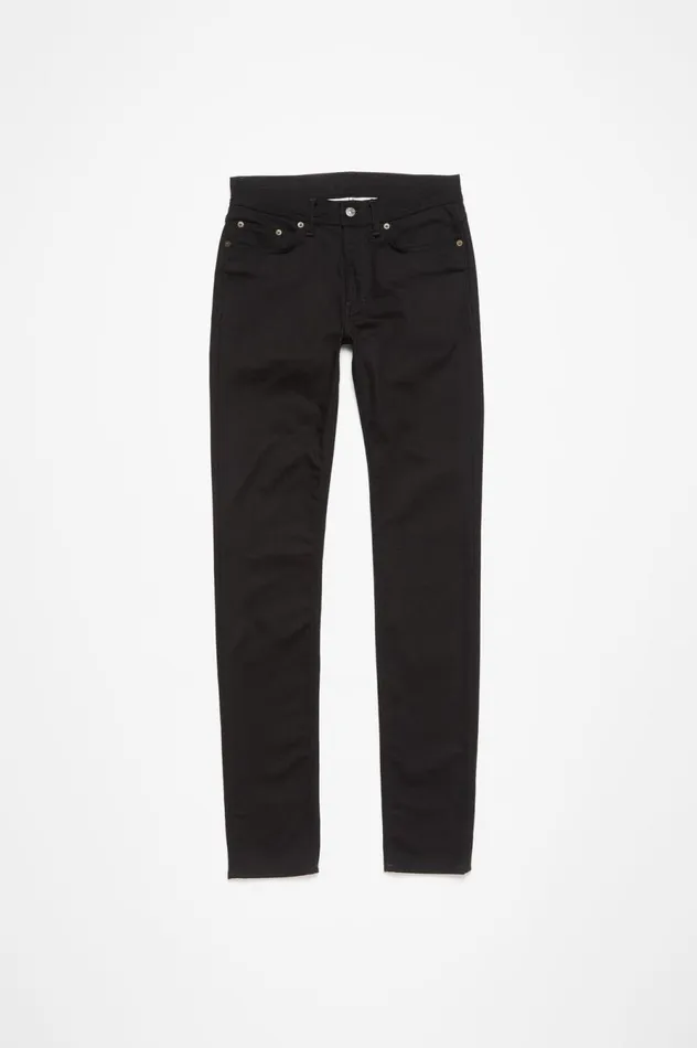 Acne Studios Skinny Fit Jeans 8211 North Stay Black Men Jeans