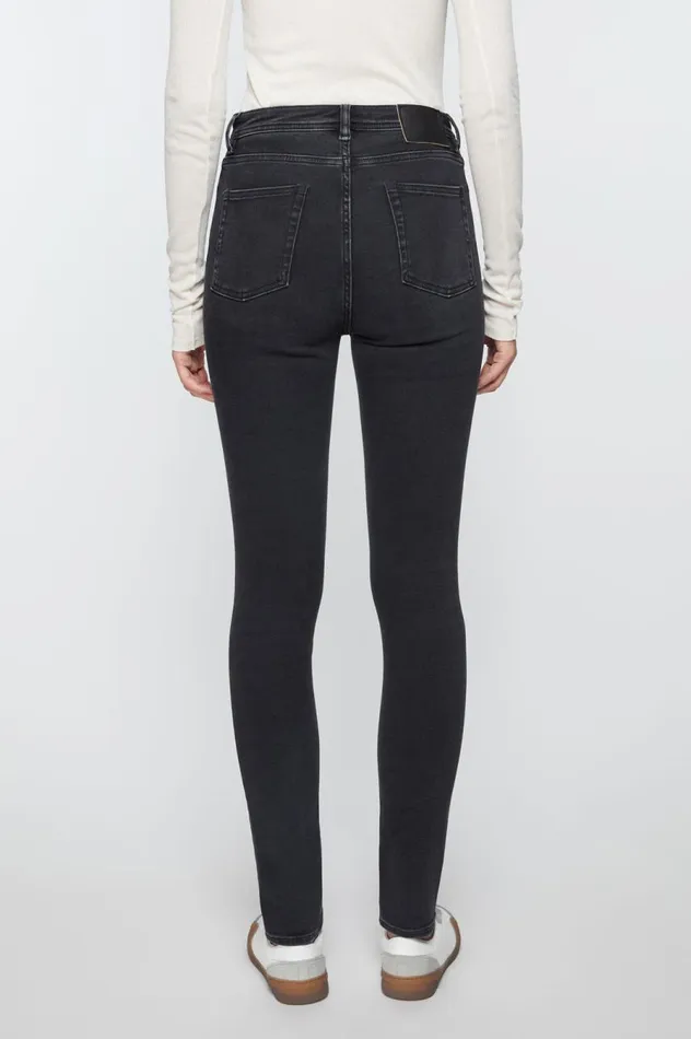 Acne Studios Skinny Fit Jeans 8211 Peg Used Black Women Jeans