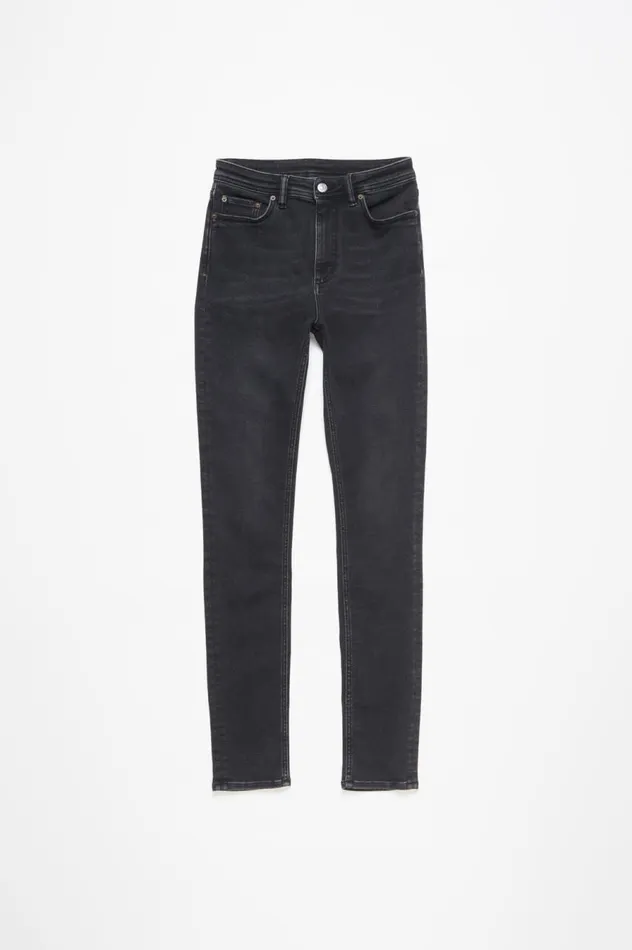 Acne Studios Skinny Fit Jeans 8211 Peg Used Black Women Jeans