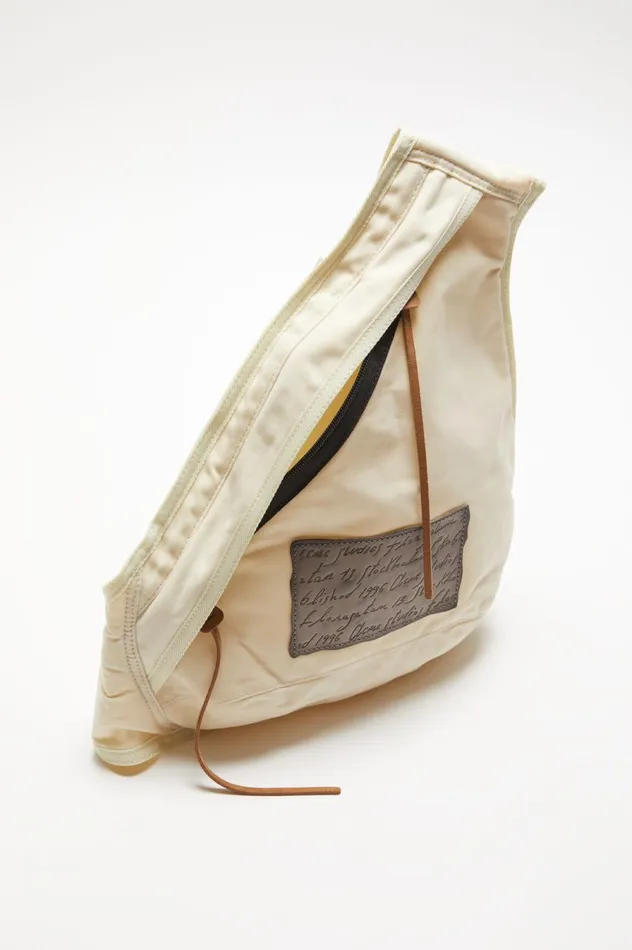 Acne Studios Sling Backpack Cream Beigebeige Women Bags
