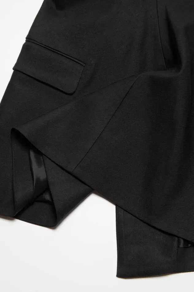 Acne Studios Strap Suit Top Black Women Shirts and Blouses