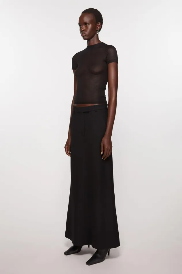 Acne Studios Tailored Skirt Black Women Skirts