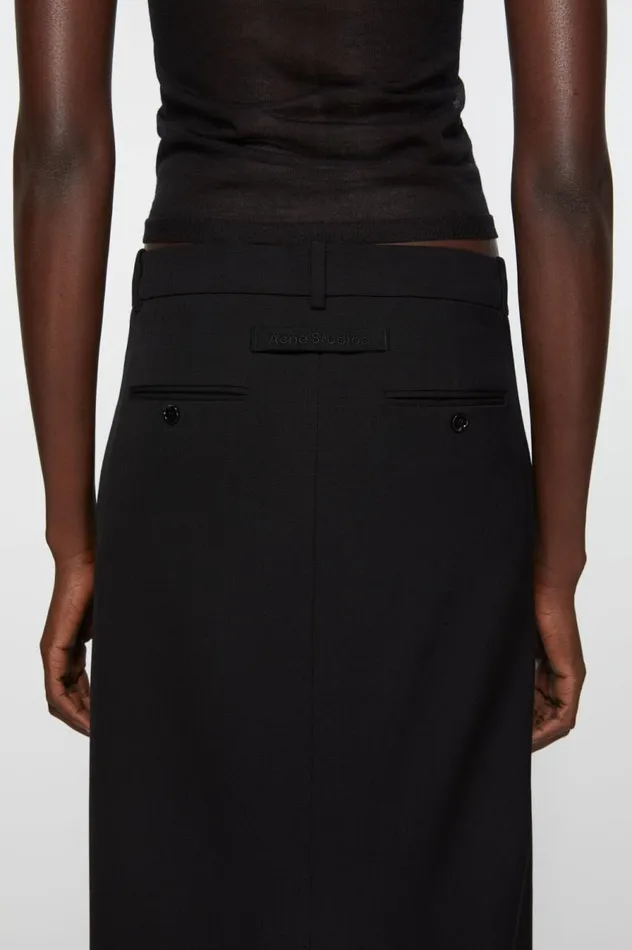 Acne Studios Tailored Skirt Black Women Skirts