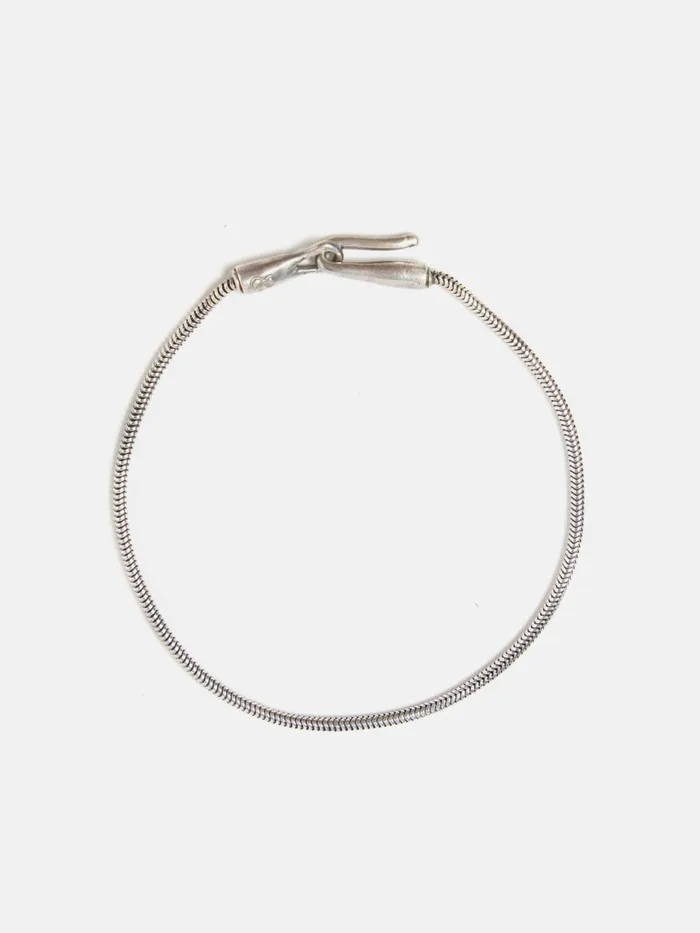 Anchor and Crew Skinny Gallant Bracelet In 925 Silver Men Universal Works Jewellery Anchor and Crew Skinny Gallant Bracelet In 925 Silver Men Universal Works Jewellery