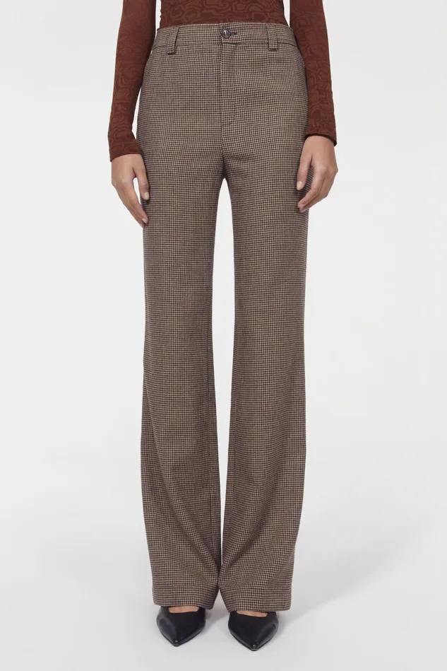 Aniara Hounds Pants Brown Beige Women Rodebjer Sets and Suits