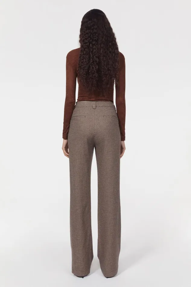 Aniara Hounds Pants Brown Beige Women Rodebjer Sets and Suits