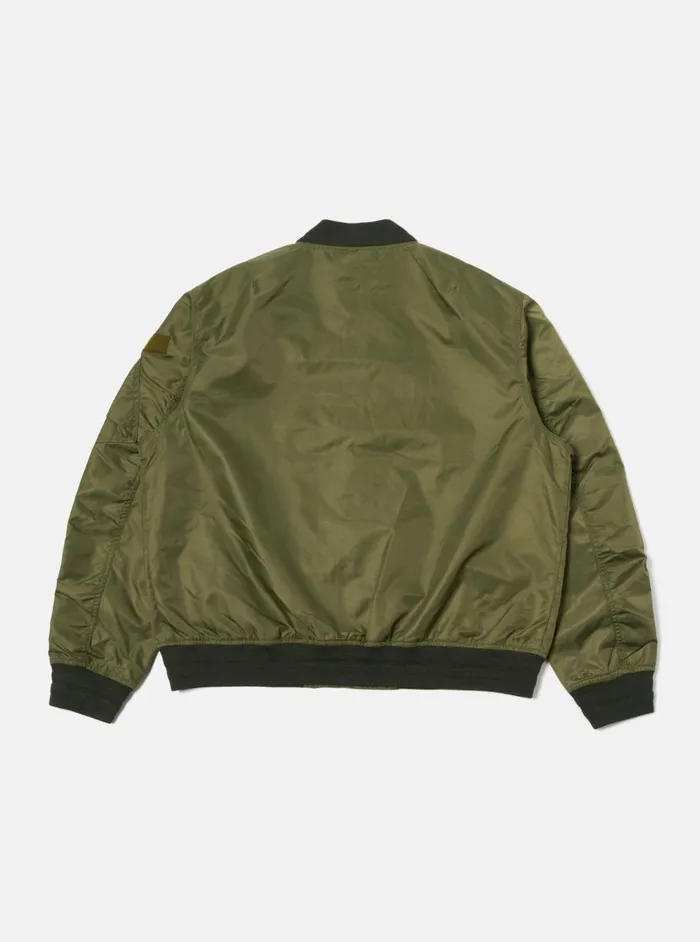 Badge Bomber In Olive Flight Nylon Men Universal Works Coats and Outerwear