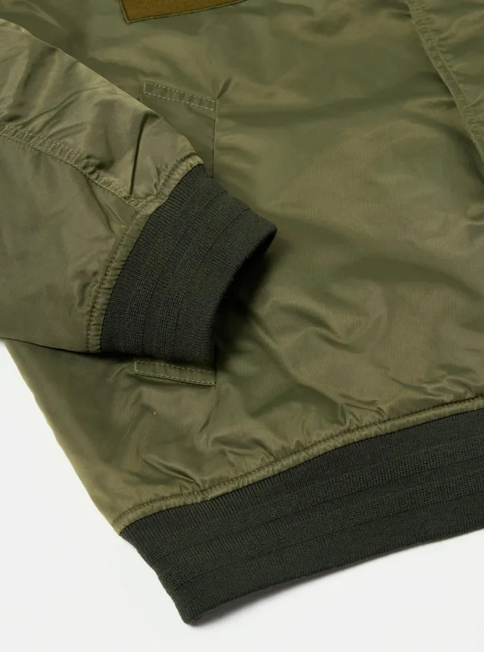 Badge Bomber In Olive Flight Nylon Men Universal Works Coats and Outerwear