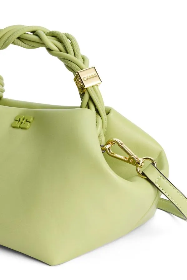 Bags GANNI Top Handle Light Khaki Small Bou Bag Mosstone