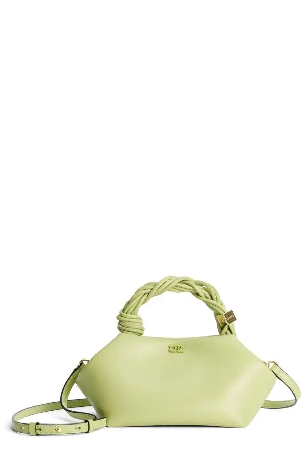 Bags GANNI Top Handle Light Khaki Small Bou Bag Mosstone