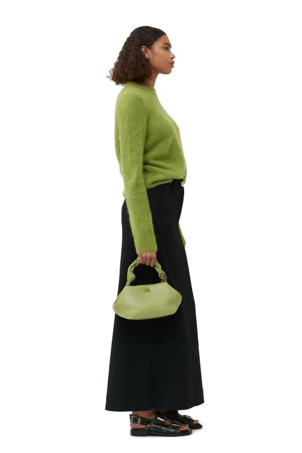 Bags GANNI Top Handle Light Khaki Small Bou Bag Mosstone