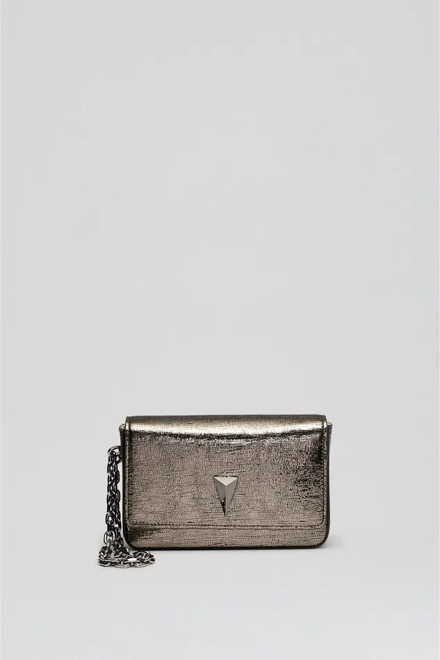 Bags Women MINI METALLIC SLIM BAG ONYX Scanlan Theodore Bags Women MINI METALLIC SLIM BAG ONYX Scanlan Theodore