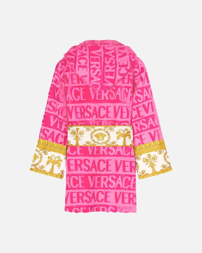 Bathrobes and Robes WomenMen Versace I Baroque Short Bathrobe Pink