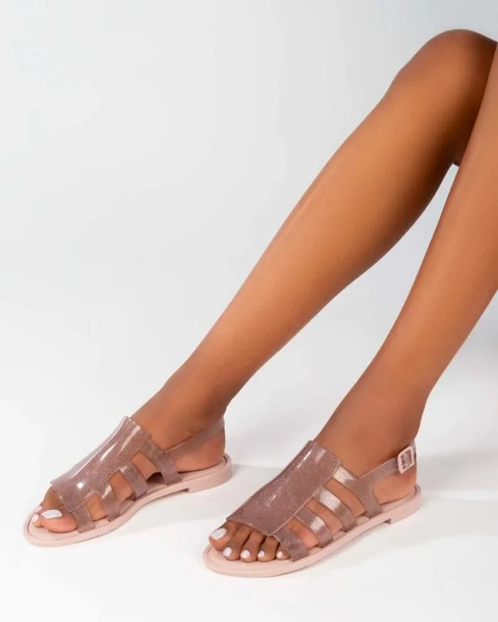 Boemia Glitter Pink Women Melissa Sandals