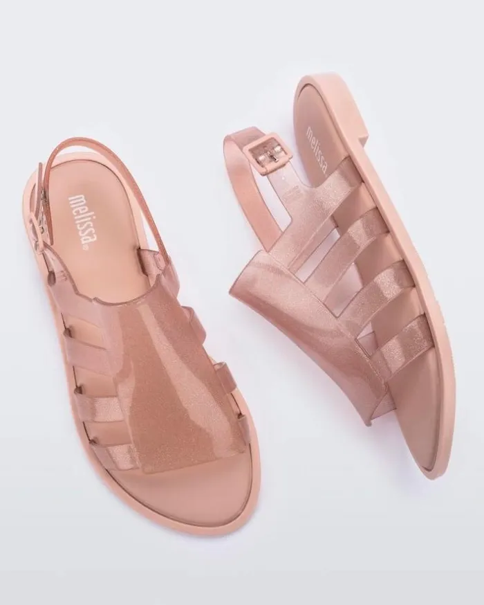 Boemia Glitter Pink Women Melissa Sandals