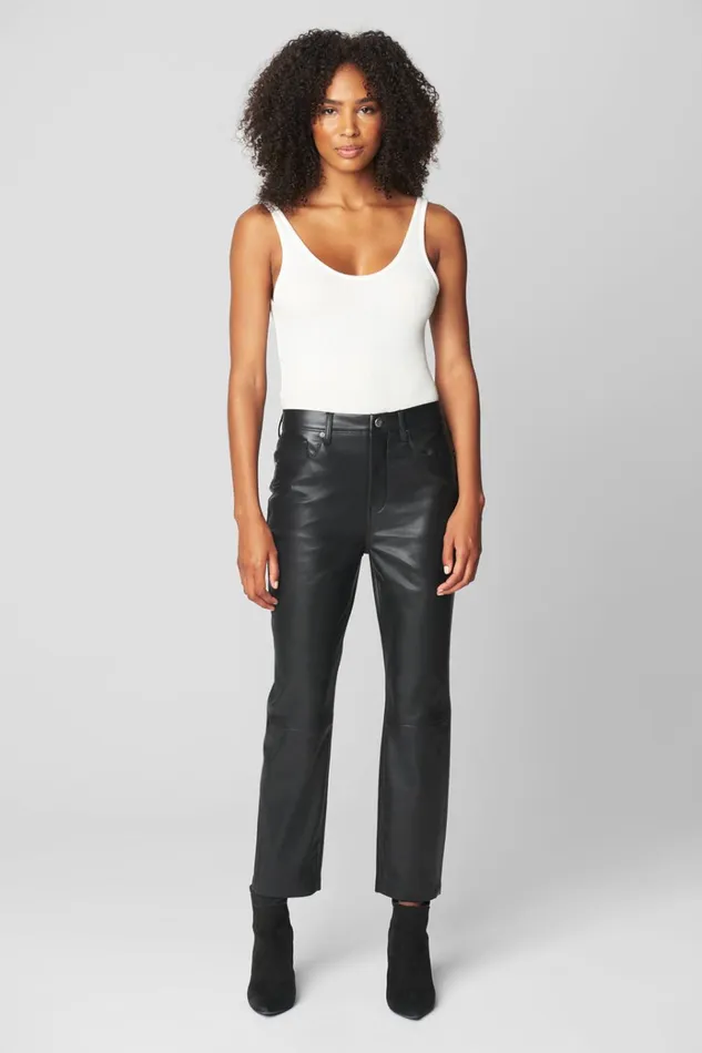 Boom Bap Vegan Leather Pant Women BLANK NYC Pants