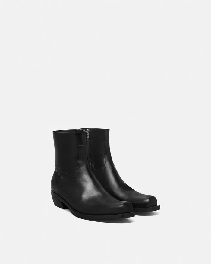 Boots Men Versace Luciano Boots Black