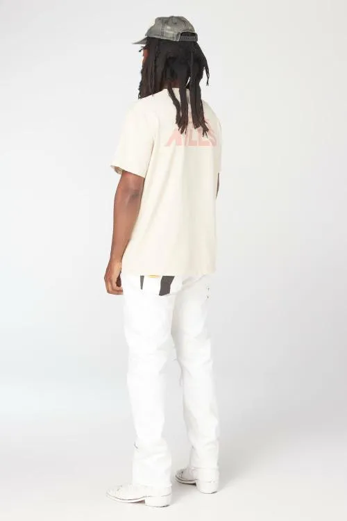 Bottoms WomenMen Gallery Dept FUCK FACE DENIM White