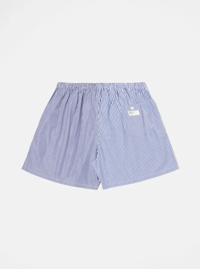 Boxer Short In Blue Classic Mix Men Universal Works Underwear